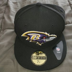 BALTIMORE RAVENS NEW ERA 59FIFTY SIZE 7 1/8